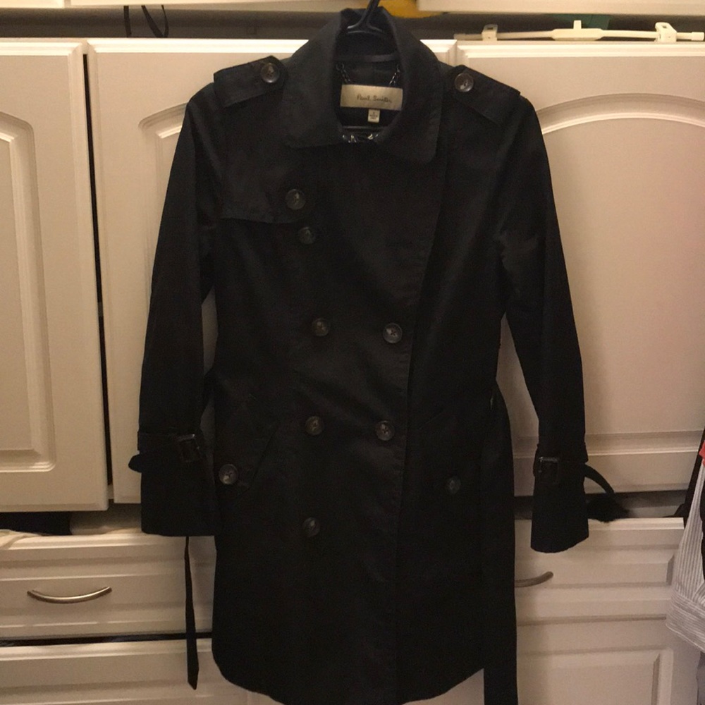 Black trench coat